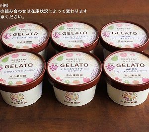 送料無料】果樹園生まれのジェラート「おまかせ」6個お試しセット（1カップ80ml・2～4種）